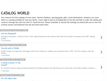 Tablet Screenshot of catalog-world.blogspot.com