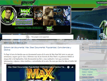 Tablet Screenshot of max-steel-agente-secreto.blogspot.com