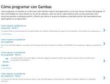 Tablet Screenshot of comoprogramarcongambas.blogspot.com