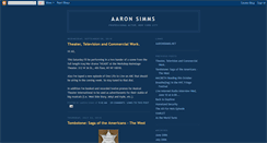 Desktop Screenshot of aaronsimms.blogspot.com