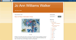 Desktop Screenshot of joannwilliamswalkerart.blogspot.com