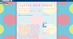 Desktop Screenshot of littlebowpeepsbows.blogspot.com