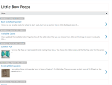 Tablet Screenshot of littlebowpeepsbows.blogspot.com