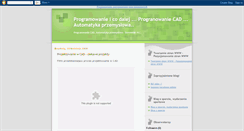 Desktop Screenshot of programowanie-i-co-dalej.blogspot.com