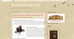 Desktop Screenshot of marketingtamtam.blogspot.com