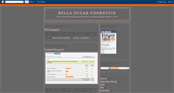 Desktop Screenshot of bellasugarcosmetics.blogspot.com