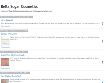 Tablet Screenshot of bellasugarcosmetics.blogspot.com