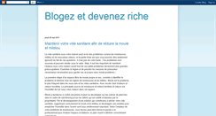 Desktop Screenshot of blogezetdevenezriche.blogspot.com