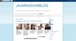 Desktop Screenshot of javapassionblog.blogspot.com