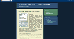 Desktop Screenshot of ecuaciones06.blogspot.com