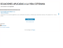 Tablet Screenshot of ecuaciones06.blogspot.com