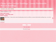 Tablet Screenshot of cheap-ladies-leather-luxury-handbags.blogspot.com