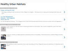 Tablet Screenshot of healthyurbanhabitats.blogspot.com