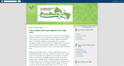 Desktop Screenshot of fundatiapropark.blogspot.com