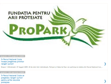 Tablet Screenshot of fundatiapropark.blogspot.com