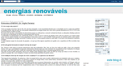 Desktop Screenshot of e-renovaveis.blogspot.com