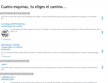 Tablet Screenshot of cuatroesquinastueligeselcamino.blogspot.com