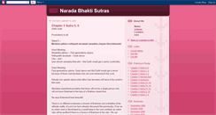 Desktop Screenshot of naradabhaktisutras.blogspot.com