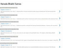 Tablet Screenshot of naradabhaktisutras.blogspot.com