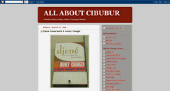 Desktop Screenshot of allaboutcibubur.blogspot.com