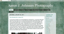 Desktop Screenshot of aaronjohnsonphotography.blogspot.com