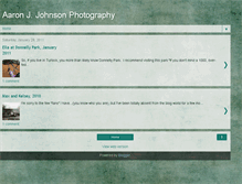 Tablet Screenshot of aaronjohnsonphotography.blogspot.com