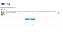 Tablet Screenshot of mesinmie.blogspot.com