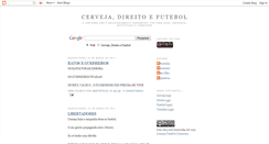 Desktop Screenshot of cervejadireitoefutebol.blogspot.com