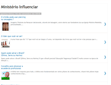 Tablet Screenshot of ministerioinfluenciar.blogspot.com