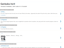 Tablet Screenshot of ganizuka.blogspot.com