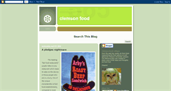 Desktop Screenshot of clemsonfoodservices.blogspot.com