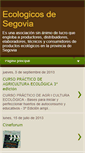 Mobile Screenshot of ecologicosdesegovia.blogspot.com