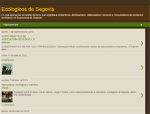 Tablet Screenshot of ecologicosdesegovia.blogspot.com