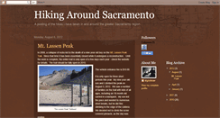 Desktop Screenshot of hikingaroundsacramento.blogspot.com