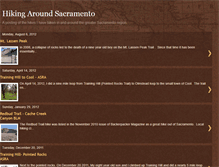 Tablet Screenshot of hikingaroundsacramento.blogspot.com