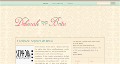 Desktop Screenshot of deborahbrito.blogspot.com