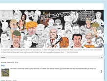 Tablet Screenshot of mycaricatour.blogspot.com