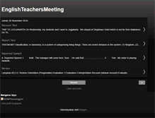 Tablet Screenshot of englishteachersmeeting.blogspot.com