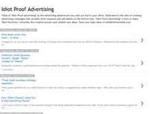 Tablet Screenshot of idiotproofadvertising.blogspot.com