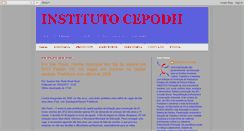 Desktop Screenshot of institutocepodh.blogspot.com