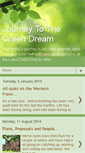 Mobile Screenshot of journeytothegreendream.blogspot.com