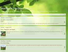 Tablet Screenshot of journeytothegreendream.blogspot.com