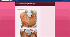 Desktop Screenshot of blackcherryhandbags.blogspot.com