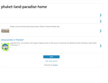 Tablet Screenshot of phuket-land-paradise-home.blogspot.com