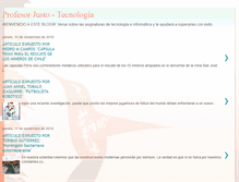 Tablet Screenshot of profesorjusto.blogspot.com