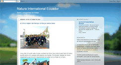 Desktop Screenshot of naturaecuador.blogspot.com