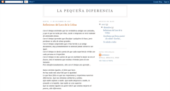 Desktop Screenshot of lapequenadiferencia.blogspot.com