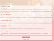 Tablet Screenshot of inspiremesugar.blogspot.com