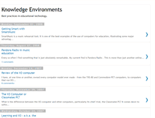 Tablet Screenshot of knowledgeenvironments.blogspot.com