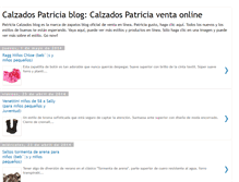 Tablet Screenshot of calzados-patricia.blogspot.com